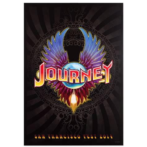 Journey 2014 Tour Poster Musictoday Superstore