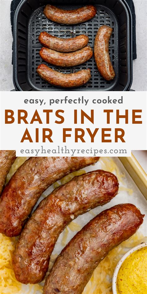 Brats In The Air Fryer Easy Healthy Recipes