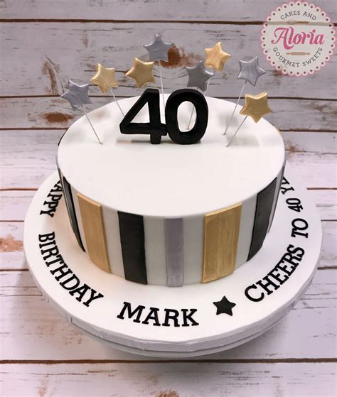 40th Birthday Cake Pertaining To Birthday Party Birthday Ideas Make
