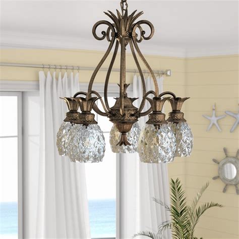 Shop for chandeliers shopping online. Bayou Breeze Natalee 5 - Light Shaded Classic Chandelier ...