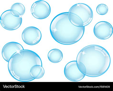 Shiny Bubbles Royalty Free Vector Image Vectorstock