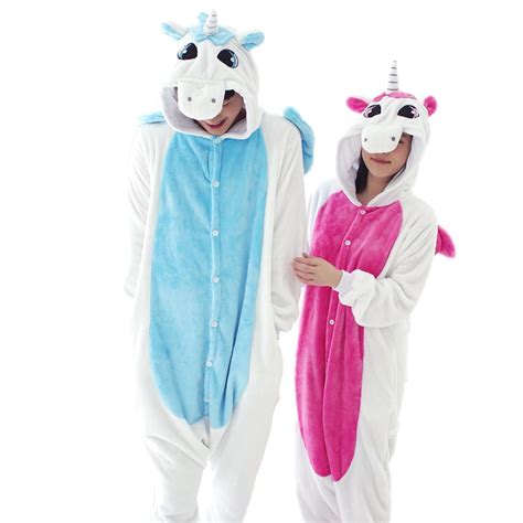 Anime Cosplay Unicorn Pijama Adult Unisex Homewear Cute Onesies For