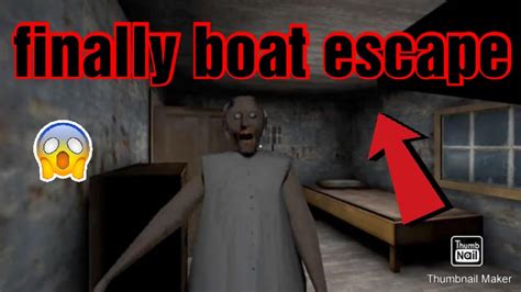 boat escape of granny chapter two youtube