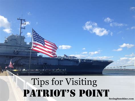 Try patriot points, our new loyalty program from the infowars store! Tips for Visiting Patriot's Point - Seeing Sunshine