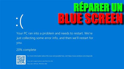 Comment R Soudre Les Erreurs Cran Bleu Bsod R Parer Un Blue Screen Windows Facilement