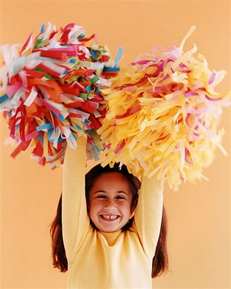I decided to make this super bright and quirky pom pom wreath. Tissue Paper Pom-Poms | Martha Stewart