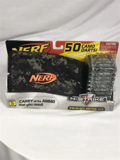 Nerf N Strike Ammo Bag Kit 50 Camo Darts 3000 Picclick