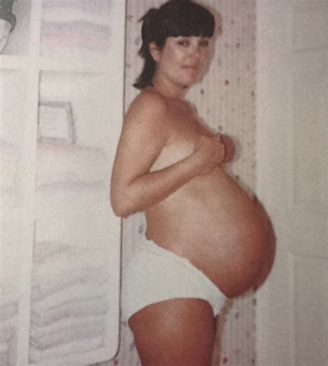 Vintage Nudeness Kris Jenner Posts Semi Nude Pregnant Photo For Son