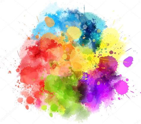 Multicolored Splash Blot Stock Vector Image By ©artlana 94108160
