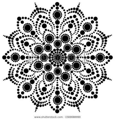 find stunning mandala art pattern isolated on stock images