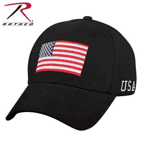 Rothco Usa Flag Mid Low Profile Cap Embroidered U S Flag Baseball H Grunt Force