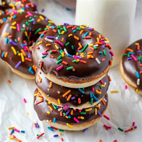 Chocolate Covered Donut With Sprinkles