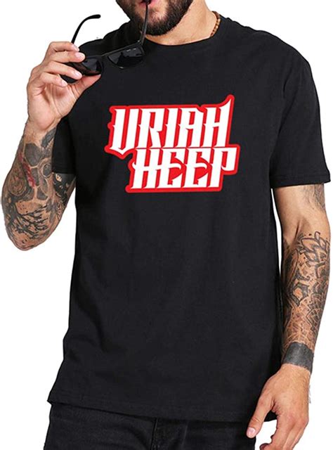 Uriah Heep T Shirt Logo English Rock Band T Shirt 100 Cotton