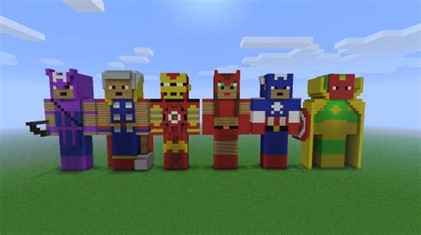 Minecraft Avengers Layout