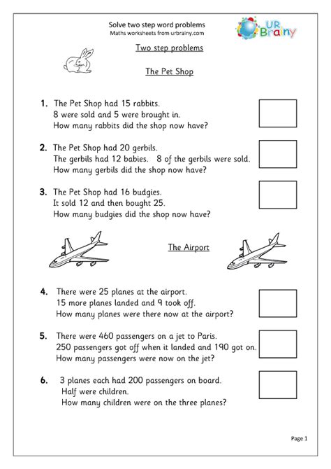 Solve Two Step Word Problems Reasoningproblem Solving Maths