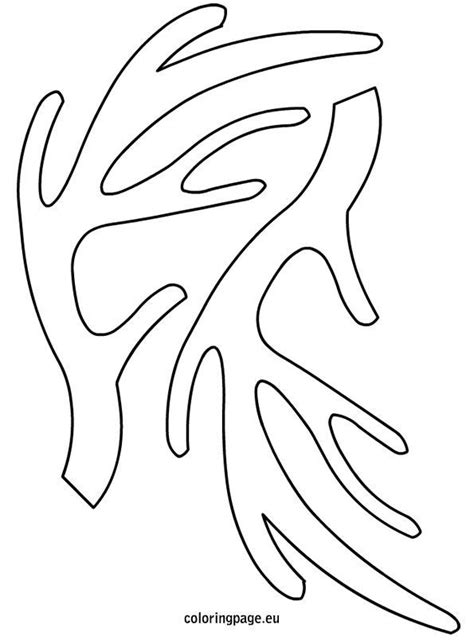 Printable Deer Antler Coloring Pages Coloring Pages Ideas