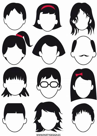 Faces Draw Drawing Face Blank Template Coloring