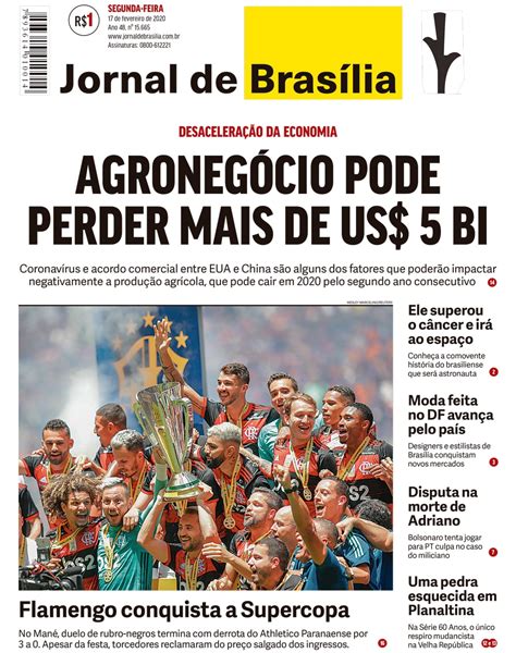 capa do dia jornal de brasília