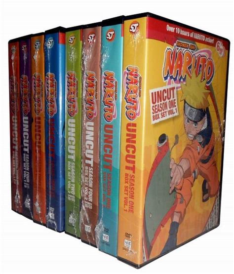 Naruto Uncut The Complete Series Seasons 1 4 Dvd Box Set 48 Disc Free
