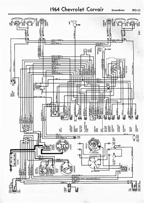 1963 Corvair Ignition Diagram Wiring Schematic