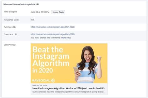 Check spelling or type a new query. How to use the Facebook Debugger Tool | MavSocial