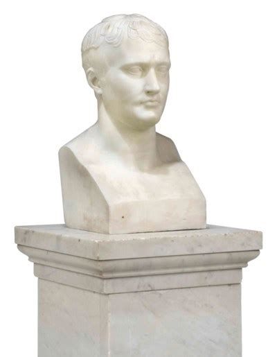 A Marble Bust Of Napoleon Second Half 19th Century After Canova