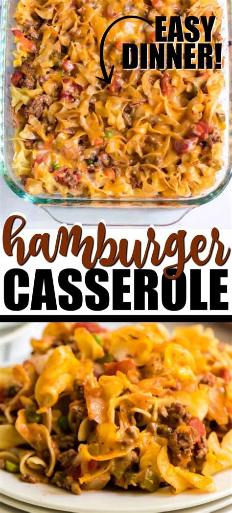 This is a treasure trove of healthy low carb recipes. Hamburger casserole is one-dish comfort food at it's ...