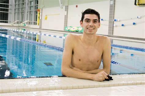 Before Coming Out Gay College Swimmer Found Comfort In The Pool
