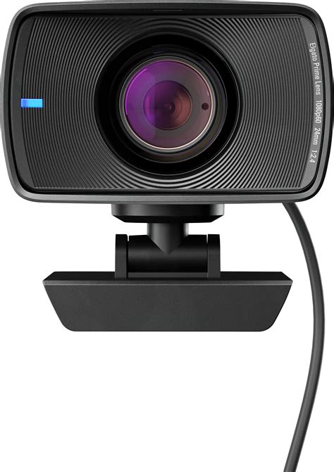 Elgato Facecam Full HD Webcam For Video Conferencing Gaming And Streaming Black WAA
