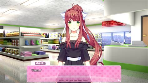 Ddlc Our Time Mod Monikas Clothes And Convenience Store Youtube