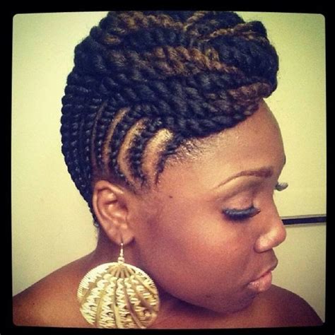Cute braided ponytail hairstyles for black hair. HOUSEOFBEAUTY: Cornrows styles for Natural and Relaxed hair