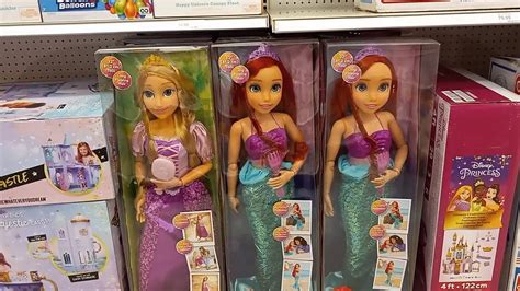 target has giant disney princess playdate 32 dolls rapunzel and ariel 😍 poseable arms and legs