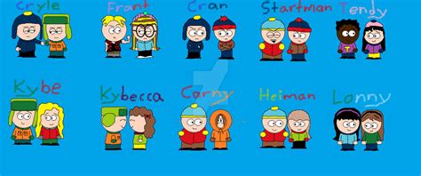 South Park Offical Couples And Fanmade Couples 2 By Kyanzy On Deviantart