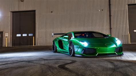 Green Lamborghini Aventador Lp700 4 Backiee