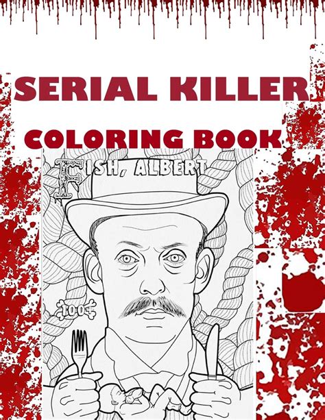 buy serial killer coloring book serial killer coloring book an adult coloring book full of