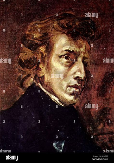 Frederick Chopin Portrait By Eugène Delacroix 1838 Stock Photo Alamy