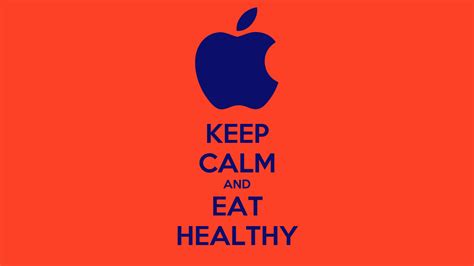Keep Calm And Eat Healthy Poster Weq Keep Calm O Matic