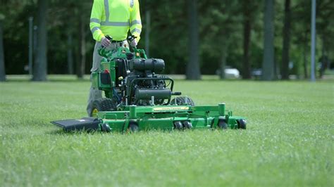 Transmission has two oil cavities, one on the hydrostatic transmission side and one on the differential gear side. Hydrostatic transmission on John Deere M & R Series Walk ...
