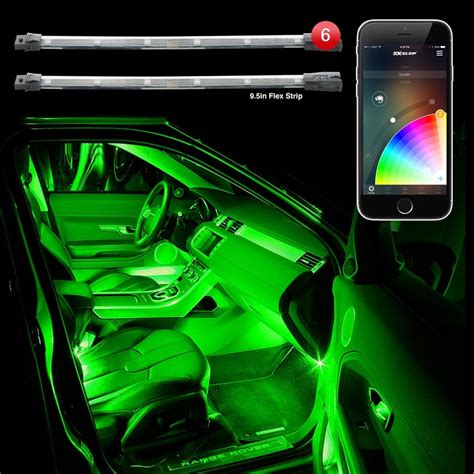 6pc 10 Flexible Strip Car Interior Grill Xkchrome App