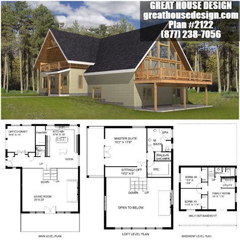 Home Plan Great House Design Mountain House Plans House Plans