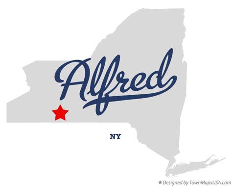 Map Of Alfred Ny New York