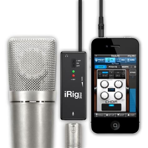 Ik Multimedia Irig Pre Microphone Interface Music Division