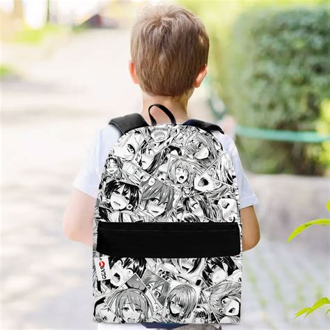 Ahegao Backpack Custom Anime Bag Ts Funny Ideas For Fans Home Decor Apparel And