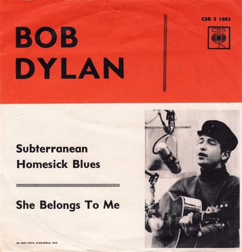 Bob Dylan Subterranean Homesick Blues Bob Dylan Dylan Homesick