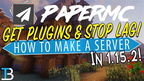 Adjust everything on your server the way you like it and make it your game. How To Make A Paper Server in Minecraft 1.15.2 - YouTube