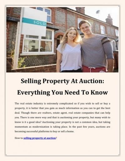 Selling Property At Auction Everything You Need To Know
