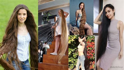 guinness record world longest hair girls photos