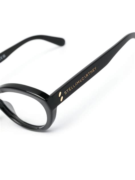 Stella Mccartney Eyewear Oval Frame Glasses Farfetch