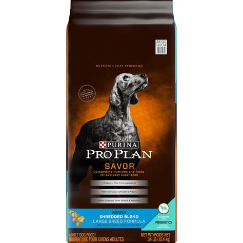 Purina Pro Plan With Probiotics Large Breed Dry Dog Food Savor