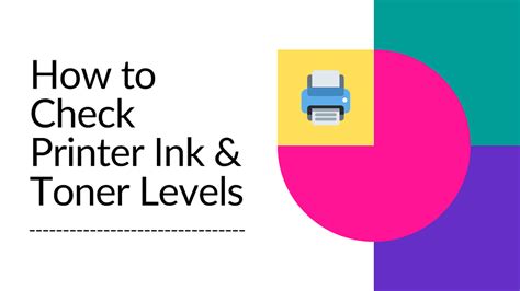 How To Check Printer Ink And Toner Levels By Brand And By Platform